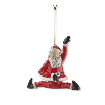 tagltd Dancing Santa Splits Ornament