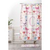 Deny Designs April Lane Art Bows Monogram Memory Foam Bath Mat - 4 of 4