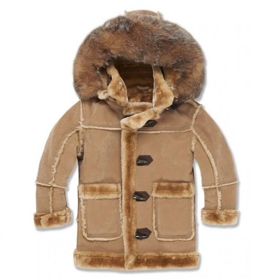 Gender Neutral Kid's Denali Shearling Jacket - JORDAN CRAIG