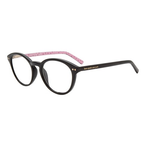 Kate Spade Ks Kinslee 807 Womens Round Reading Glasses Black 48mm : Target