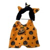 Halloween Jumpsuit with Black Hat and Pumpkin Accents for Labubu Dolls - 4 of 4