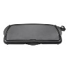 KitchenSmith 22.83" Electric Griddle Black: Ceramic Cooking Surface, 1500W, Dishwasher-Safe Parts, Includes Drip Tray - 2 of 4