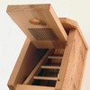 Woodlink Kiln-Dried Natural Cedar Wood Birdhouse Box for Winter Roosting and Shelter with Included Mounting Screws for Backyard Birds, Brown - 4 of 4