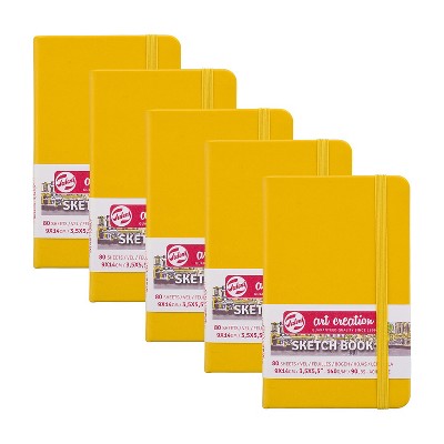 Talens Art Creation 3.5" x 5.5" Sketch Book 80 Sheets/Book 5/Bundle (TLN9314111M-5)