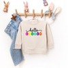 The Juniper Shop Hello Easter Eggs Toddler Graphic Sweatshirt - 2 of 2