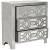 Tasha 3 Drawer Chest - AMH1505 - Grey - Safavieh Couture - 3 of 4