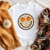 Simply Sage Market Pumpkin Leopard Smiley Short Sleeve Tee - 3 of 4