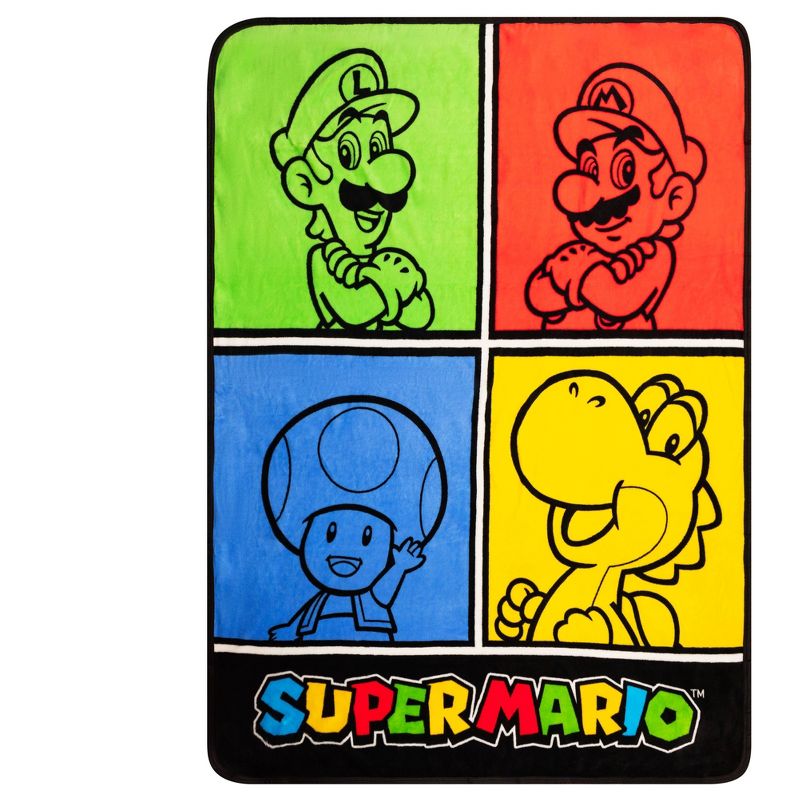 Super Mario Kids&#39; Throw Blanket, 3 of 6