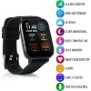 Zewa® Fitness Smart Health Watch, Oxygen Level Monitoring, Continuous Pulse Measurement, Call & SMS Notifications, Measurement - 2 of 4