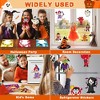 Fun Little Toys 40Pcs Halloween Make a Face Sticker, Halloween DIY Stickers Include Vampire Mummy Ghost Witch Clown for Halloween Party Favors - 4 of 4