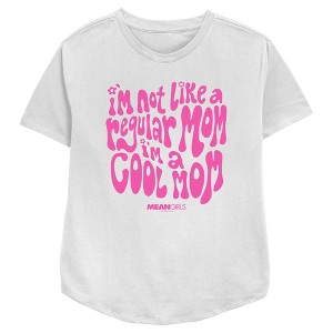 Women's Mean Girls I'm Not a Regular Mom Retro T-Shirt - 1 of 3