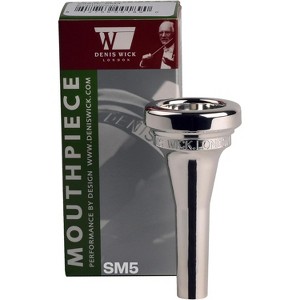 Denis Wick DW5880E-SM5 Silver-Plated Euphonium Mouthpiece, Steven Mead model - 1 of 4
