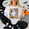 Ghost Floral Orange - Womens Garment Dyed Tee - 3 of 3