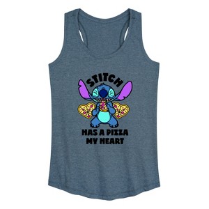 Women's - Lilo and Stitch -  Graphic Racerback Tank - 1 of 4