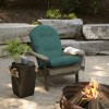 ARDEN Outdoor Plush Modern Tufted Rocking Chair Cushion, Set of 2, 20 x 18, Water Repellent, Fade Resistant - 2 of 4