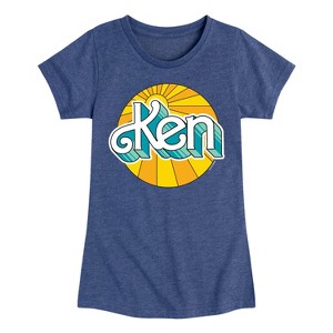 Girls' - Barbie - Ken Fitted Short Sleeve Graphic T-Shirt - 1 of 3