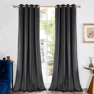 Deconovo Recycled Curtains Blackout Drapes 2 Panels - 1 of 4