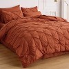 Bedsure Comforter Set – Solid Diamond Pintuck Design Bedding, Elegant and Soft Bed in a Bag for All Seasons - 4 of 4
