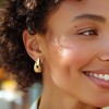 Ross-Simons 0.50 ct. t.w. Diamond Puffy Teardrop Earrings in 18kt Gold Over Sterling - 2 of 4