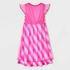 Toddler Girls' Barbie Printed NightGown - Pink - 2 of 3