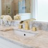 Cobbe Widespread 8" Waterfall Bathroom Faucet 3 Hole, 2-handle Bathroom Sink Faucet with Pop Up Drain Assembly - 3 of 4