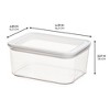 iDesign Small Airtight Canister with Erasable Label - Set of 4 - Clear - 4 of 4