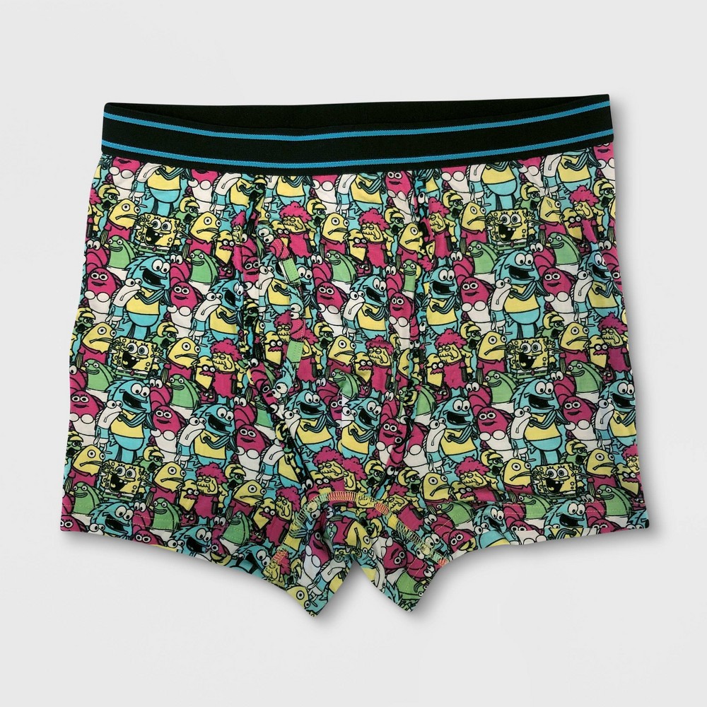 1000px x 1000px - Mens Nickelodeon Sponge Friends 2pk Boxer Briefs S Multicolored