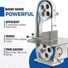 Heynemo 1500W Electric Meat Bandsaw, Bone Sawing Machine 0.16-7.9 Inch Cutting Thickness, Frozen Meat Cutting Bandsaw with 5 Saw Blades for Beef Pork - 2 of 4