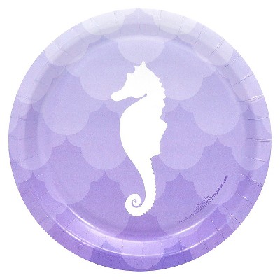 8ct Mermaids Under the Sea Dessert Plate