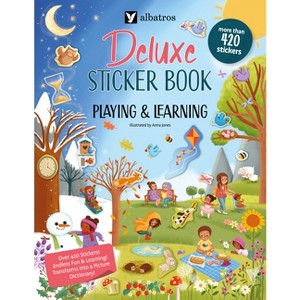 Playing and Learning. Deluxe Sticker Book - (Deluxe Sticker Books) by  Joli Hannah (Paperback) - 1 of 1