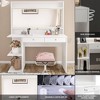Mariana Lighted Makeup Vanity White - Boahaus: Dresser with Mirror, Storage Shelves & Drawers - 2 of 4