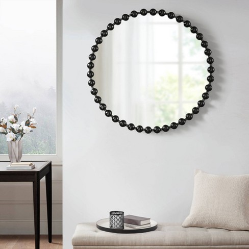 Black deals framed mirror