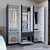 Depot E-Shop 6 Doors Armoire, One Drawer, Rod, Seven Interior Shelves - 2 of 4