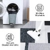 Runner Rug Machine Washable Modern Geometric Hallway Runner Rug Non Slip Low Pile Area Rugs for Entryway Hallway Kitchen Laundry Room - 4 of 4