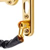 Built Industrial 3-Pack Stainless Steel Chain Door Lock with Faux Leather Chain Sleeve, 7.2-Inch Slide-Type Safety Chain Locks, Gold - 3 of 4