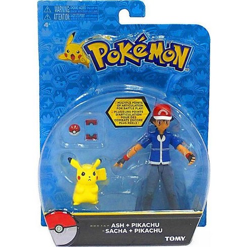 Pokemon Ash And Pikachu Action Figure Standing Pikachu