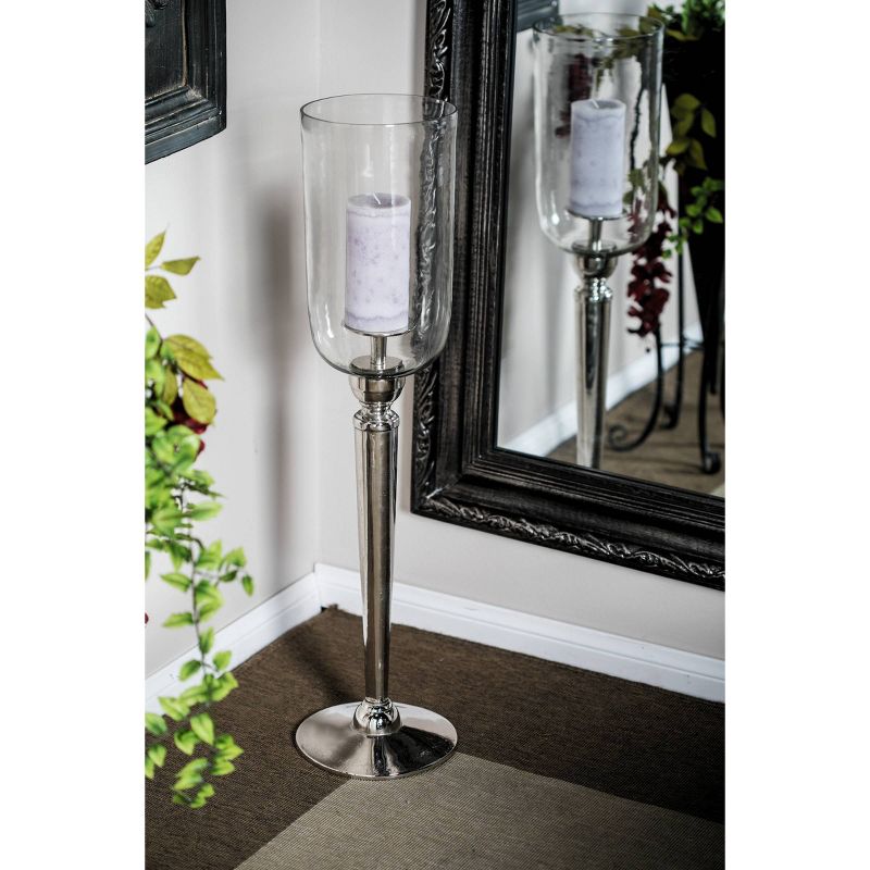 32&#34; x 8&#34; Modern Champagne Style Glass Candle Holder - Olivia &#38; May, 3 of 16