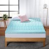 Zinus 3" Zoned Memory Foam Mattress Topper - Queen - 3 of 4