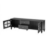 CAVINAS TV Stand Modern TV Stand Entertainment Center with Fluted Glass Doors for TVs up to 75 Inches for Living Room - 4 of 4