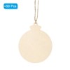 Unique Bargains DIY Craft Wood Burning Painting Hanging Ornaments 4.3 x 3.5 Inch 50 Pcs - 3 of 4