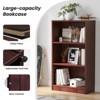 Kumasinova 3/4-Tier Freestanding Wood Bookshelf with Adjustable Shelves,Multi-Functional Book Shelf for Home Office,Bedroom&Living Room Furniture - 4 of 4