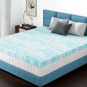 3 Inch Queen Size Experience Ultimate Comfort with Our Blue Memory Foam Soft Mattress �C Premium Sleep Solution - 1 of 4