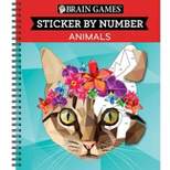 Brain Games - Sticker by Number: Animals (28 Images to Sticker) - by  Publications International Ltd & New Seasons & Brain Games (Spiral Bound)