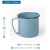 Granite Ware 12 oz Enameled Steel Mug - Turquoise Blue, Warmer Ideal for Heating/Boiling Water, Soup, Hot Chocolate. Lightweight, Heat resistant - 4 of 4