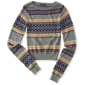 Aeropostale Womens Knit Patterned Pullover Sweater - 1 of 1