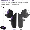 Broom and Dustpan Combo Set, 51" Long Handle Upright Broom with Self-Cleaning Dust Pan for Home and Kitchen - 3 of 4