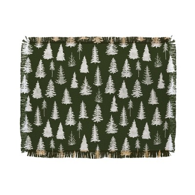 Marta Barragan Camarasa Forest 07 I 56"x46" Woven Throw Blanket - Deny Designs