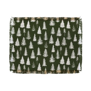 Marta Barragan Camarasa Forest 07 I 56"x46" Woven Throw Blanket - Deny Designs - 1 of 4