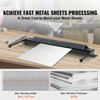 VEVOR Box and Pan Brake, 36-Inch, 0-130 Degrees Sheet Metal Bending Brake, Portable Mini Metal Bender with 20 Gauge Low Carbon Steel, Black - 3 of 4