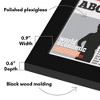 Americanflat Newspaper Frame - 11x22 Plexiglass Cover - 2 Pack - Black - 3 of 4